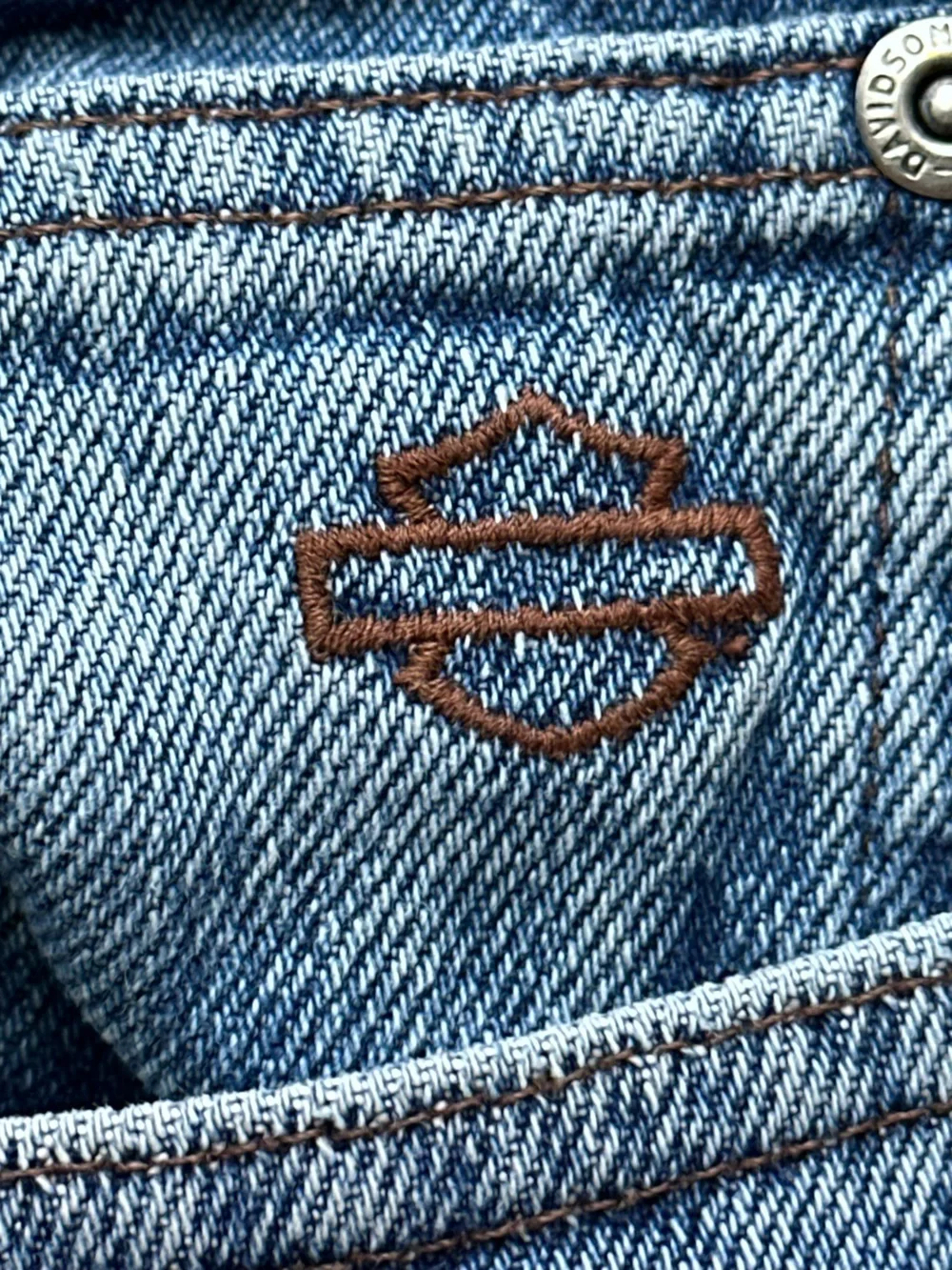 Harley Davidson Men’s Jeans 36x30 Blue Denim Straight Leg Genuine MotorClothes
